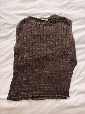 Sparkling sweater top